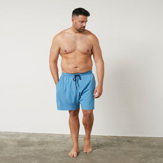 North Latitude / North Latitude Denim 4-Way Stretch Swim Shorts Swimshorts 0540 Mid Blue