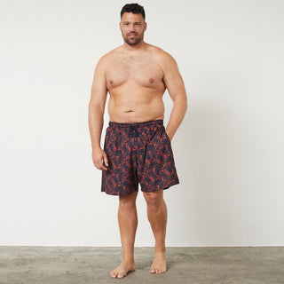 North Latitude / North Latitude Denim 4-Way Stretch Swim Shorts Swimshorts 0580 Navy Blue