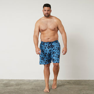 North Latitude / North Latitude Denim 4-Way Stretch Swim Shorts Swimshorts 0540 Mid Blue