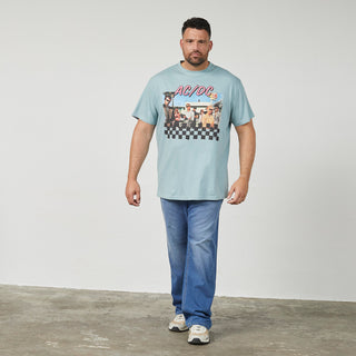 North Latitude / North Latitude Denim AC/DC LICENSE T-SHIRT T-shirt 2259 Dust Blue