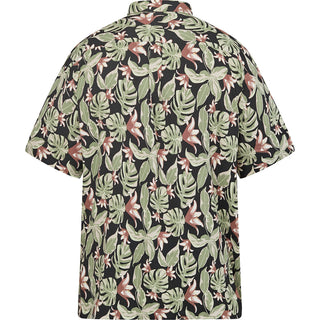 North Latitude / North Latitude Denim All over printed Viscose Shirt Shirt SS 0099 Black