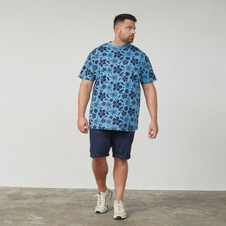 North Latitude / North Latitude Denim All over printed t-shirt T-shirt 0540 Mid Blue