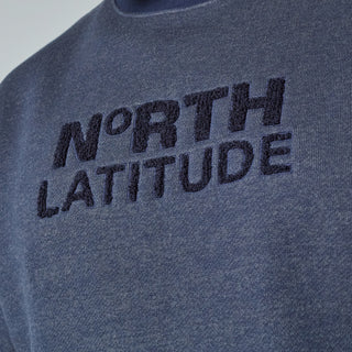 North Latitude / North Latitude Denim Boreal Logo Sweat TALL Sweatshirt 0580 Navy melange