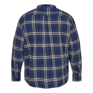 North Latitude / North Latitude Denim CHECKED FLANNEL SHIRT S1 LS Shirt LS 0580 Navy Blue (CHECK)