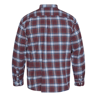 North Latitude / North Latitude Denim CHECKED FLANNEL SHIRT S1 LS Shirt LS 0370 Aubergine