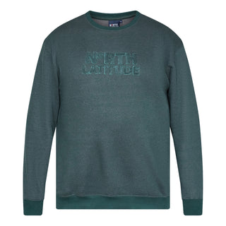 North Latitude / North Latitude Denim Boreal Logo Sweat Sweatshirt 0680 Dark Green