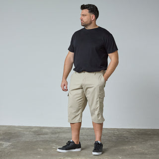 North Latitude / North Latitude Denim Cargo Comfort Fit Capri Shorts 0730 SAND