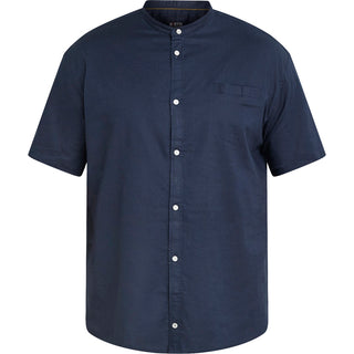 North Latitude / North Latitude Denim China Collar Shirt SS Shirt SS 0580 Navy Blue