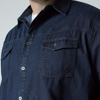 North Latitude / North Latitude Denim DENIM SHIRT LS Shirt LS 0597 Blue Used Wash