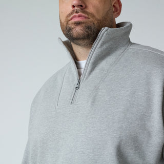 North Latitude / North Latitude Denim HALF ZIP SWEAT BRUSHED Sweatshirt 0050 Grey Melange