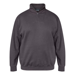 North Latitude / North Latitude Denim HALF ZIP SWEAT BRUSHED Sweatshirt 0780 Dark Brown