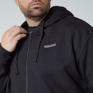North Latitude / North Latitude Denim HEAVY SWEAT HOOD CARDIGAN Sweat Jacket 0099 Black