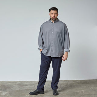 North Latitude / North Latitude Denim Havn Button-Down Shirt Shirt LS 0580 Navy melange