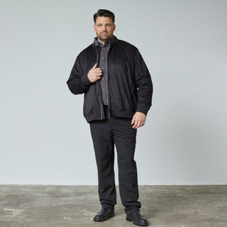 North Latitude / North Latitude Denim Imiteret Ruskinds Jakke Jacket Black 19-3911 TCX