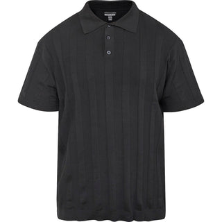 North Latitude / North Latitude Denim Knitted Polo SS Polo SS 0099 Black