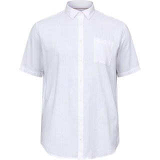 North Latitude / North Latitude Denim Linen Shirt Melange Shirt SS 0000 White