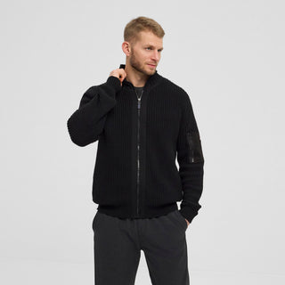 North 56°4 / North 56Denim North 56Denim Full zip knit Knit 0099 Black