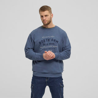 North 56°4 / North 56Denim North 56Denim Logo sweat Sweatshirt 0545 Dusty Blue