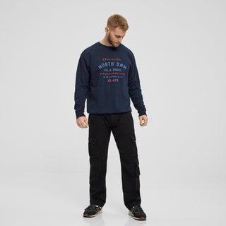 North 56°4 / North 56Denim North 56Denim Logo sweat Sweatshirt 0580 Navy Blue