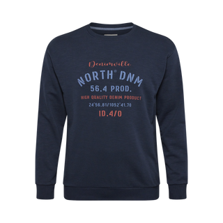 North 56°4 / North 56Denim North 56Denim Logo sweat Sweatshirt 0580 Navy Blue