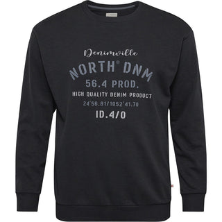 North 56°4 / North 56Denim North 56Denim Logo sweat TALL Sweatshirt 0099 Black