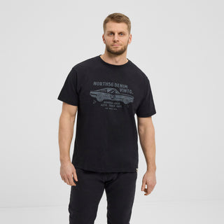 North 56°4 / North 56Denim North 56Denim Printed t-shirt T-shirt 0099 Black