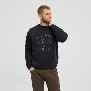 North 56°4 / North 56Denim North 56Denim crew neck sweat Sweatshirt 0099 Black