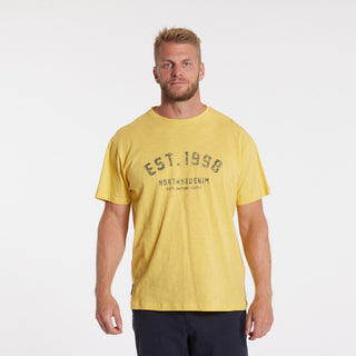 North 56°4 / North 56Denim North 56Denim printed t-shirt TALL T-shirt 0408 Yellow