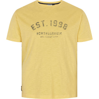 North 56°4 / North 56Denim North 56Denim printed t-shirt TALL T-shirt 0408 Yellow