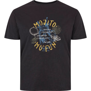 North 56°4 / North 56Denim North 56Denim printed t-shirt TALL T-shirt 0099 Black