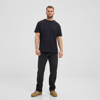 North 56°4 / North 56Denim North 56°4 Printed T-shirt T-shirt 0099 Black