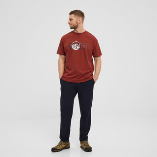 North 56°4 / North 56Denim North 56°4 Printed T-shirt T-shirt 0739 Rust