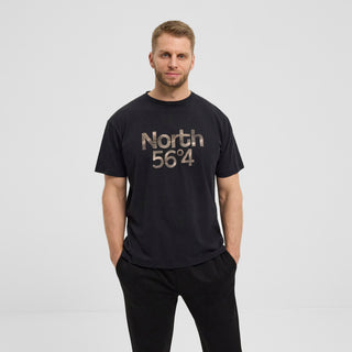 North 56°4 / North 56Denim North 56°4 Printed t-shirt T-shirt 0099 Black