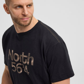 North 56°4 / North 56Denim North 56°4 Printed t-shirt T-shirt 0099 Black