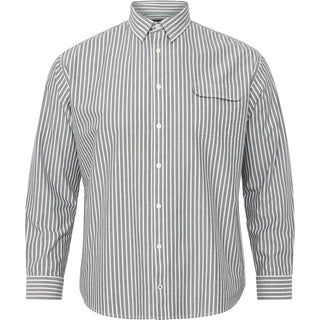 North Latitude / North Latitude Denim North Latitude Denim striped shirt Shirt LS 2573 Bottle Green
