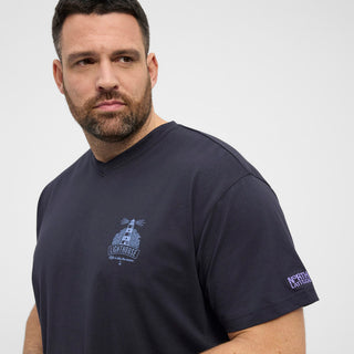 North Latitude / North Latitude Denim North Latitude Printed v-neck t-shirt T-shirt 0581 Night Sky