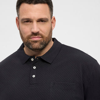 North Latitude / North Latitude Denim North Latitude Structured polo LS Polo LS 0099 Black