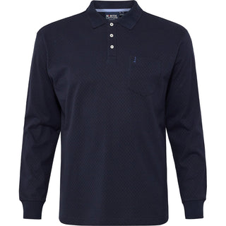 North Latitude / North Latitude Denim North Latitude Structured polo LS Polo LS 0581 Night Sky