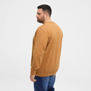North Latitude / North Latitude Denim North Latitude Sweat with embroidery Sweatshirt 0720 Camel