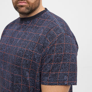North Latitude / North Latitude Denim North Latitude allover printed T-shirt T-shirt 0581 Night Sky