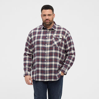 North Latitude / North Latitude Denim North Latitude brushed Checked shirt Shirt LS 0380 Bordeaux
