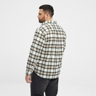 North Latitude / North Latitude Denim North Latitude brushed Checked shirt Shirt LS 0001 Off White