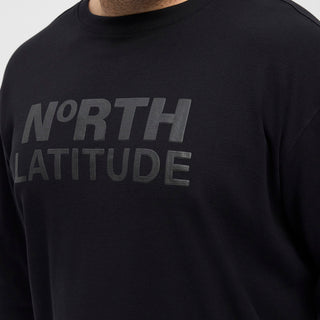 North Latitude / North Latitude Denim North Latitude logo Sweat Sweatshirt 0099 Black