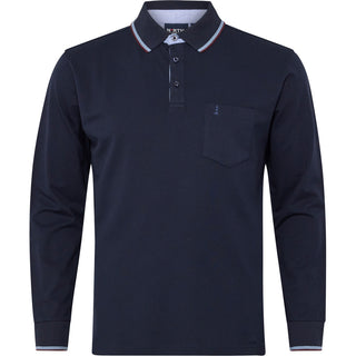 North Latitude / North Latitude Denim North Latitude pique polo superflex L/S Tall Polo LS 0581 Night Sky