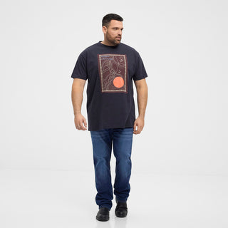 North Latitude / North Latitude Denim North Latitude printed T-shirt T-shirt 0581 Night Sky