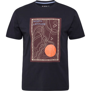 North Latitude / North Latitude Denim North Latitude printed T-shirt T-shirt 0581 Night Sky