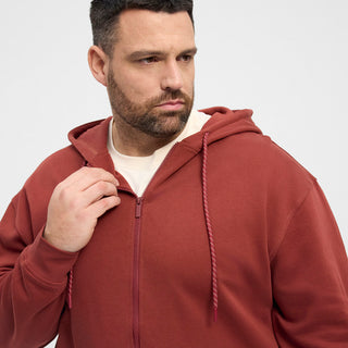 North Latitude / North Latitude Denim North latitude Denim Hooded full zip sweat Sweatshirt 0337 Burnt Henna