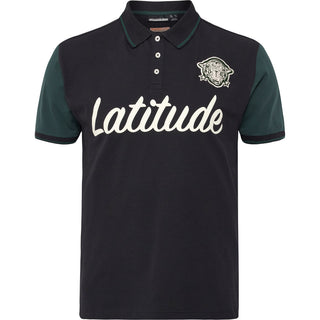 North Latitude / North Latitude Denim North latitude Denim Polo contrast sleeves Polo SS 0099 Black