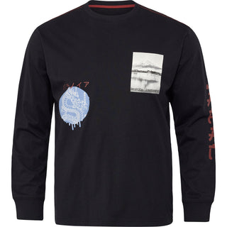 North Latitude / North Latitude Denim North latitude Denim Printed LS tee Tall T-shirt LS 0099 Black