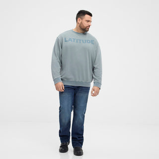 North Latitude / North Latitude Denim North latitude Denim Printed crew neck sweat Sweatshirt 2657 Pale Mint